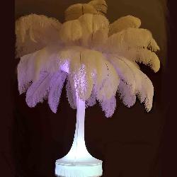 Lighted Feather Tower